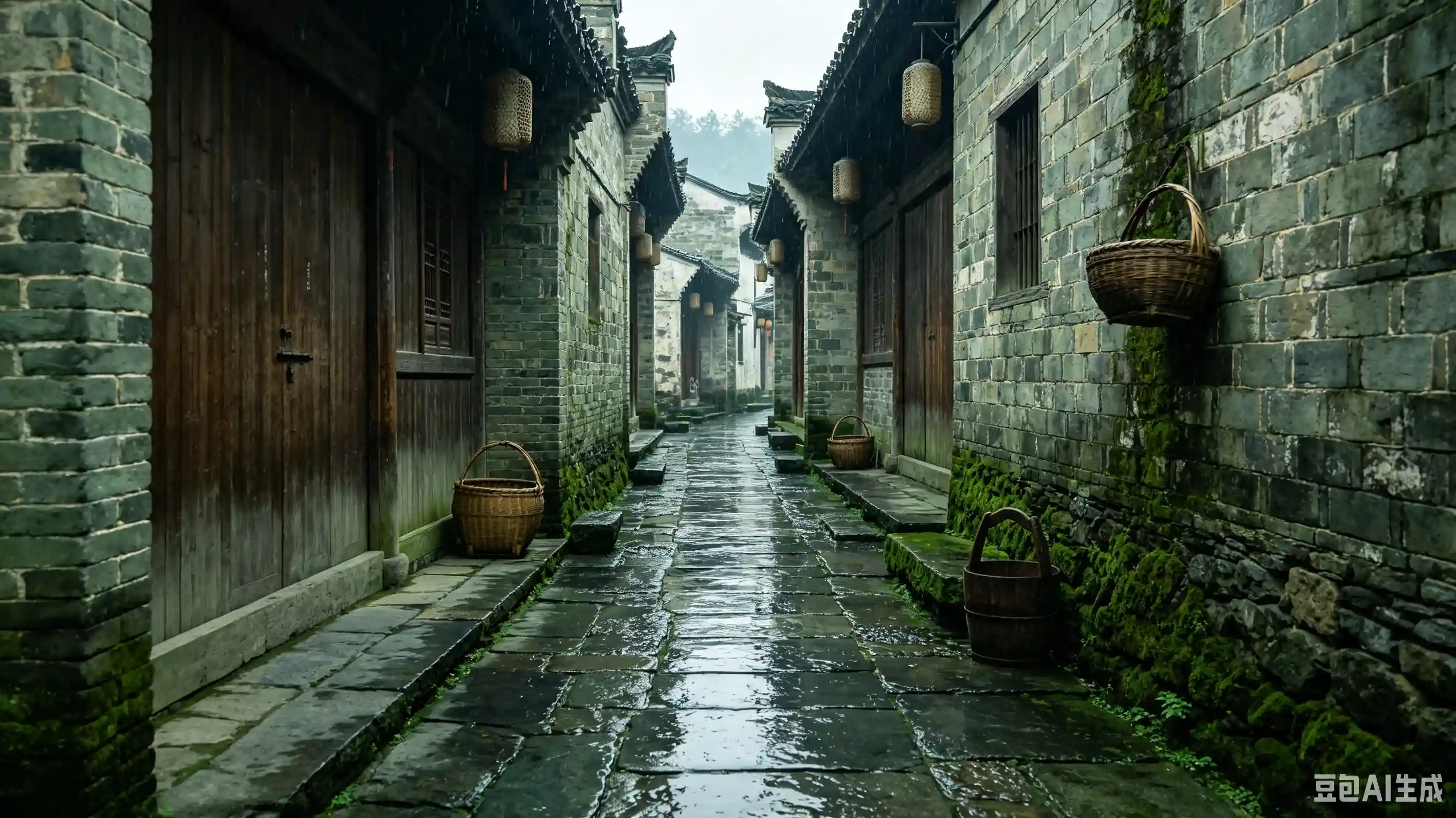 青雨古巷实景